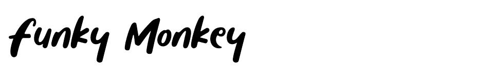 Funky Monkey font