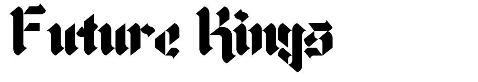 Future Kings font