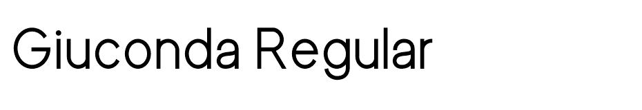 Giuconda Regular font