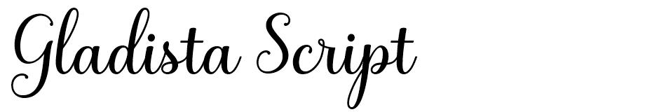 Gladista Script font