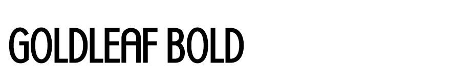 GOLDLEAF BOLD PERSONAL USE font