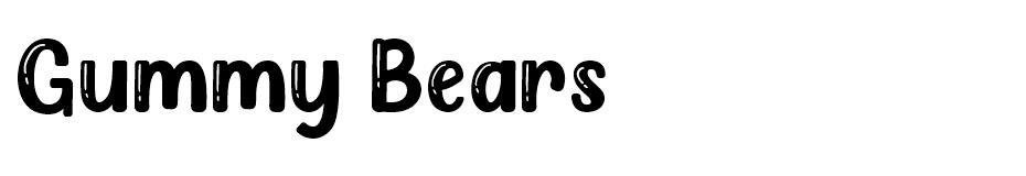 Gummy Bears font