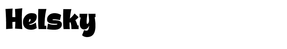 Helsky font