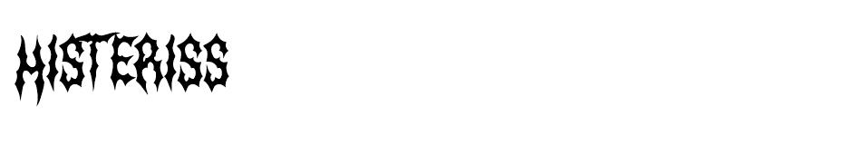 Histeriss font