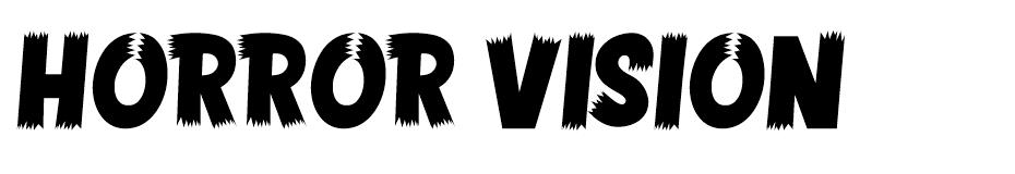 Horror Vision font