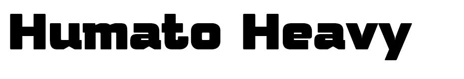 Humato Family font