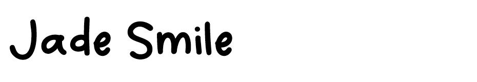 Jade Smile font