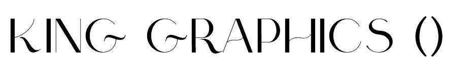 King Graphics font