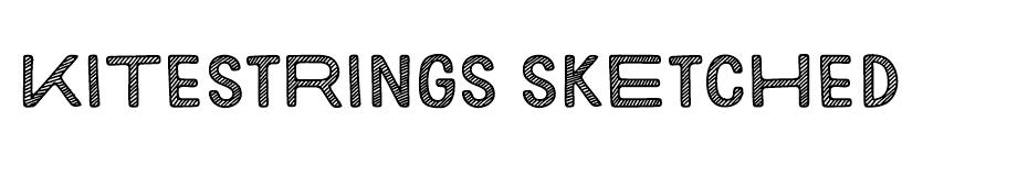 Kitestrings Sketched font