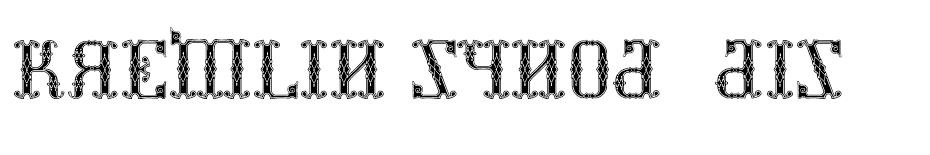 Kremlin Synod Display Caps font