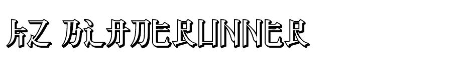 KZ Bladerunner font