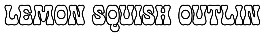 Lemon Squish font