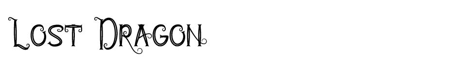 Lost Dragon Demo font