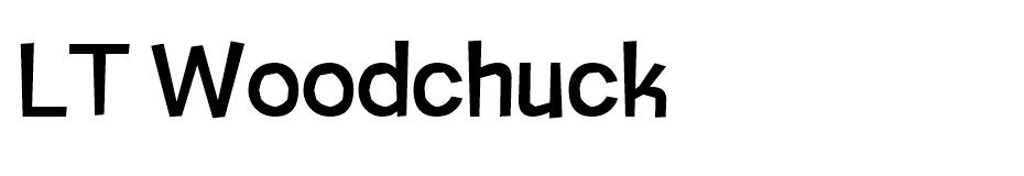 LT Woodchuck font