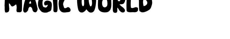 Magic World font
