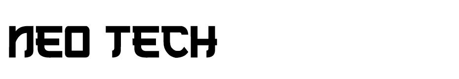 Neo Tech font