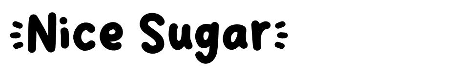 Nice Sugar font