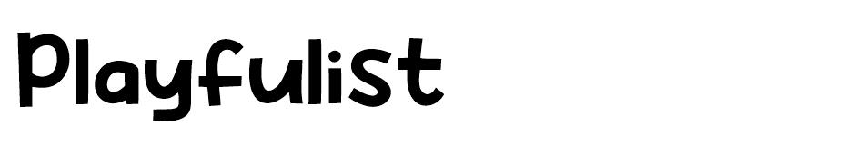 Playfulist font