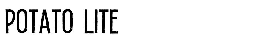 Potato Lite font