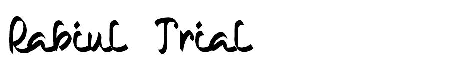 Rabiul font