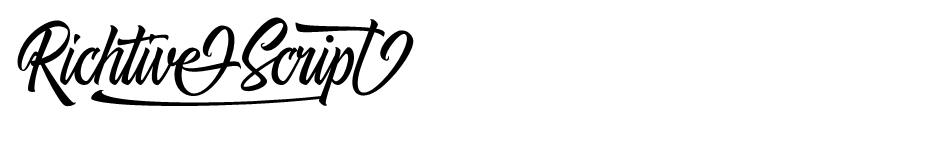 Richtive Script font