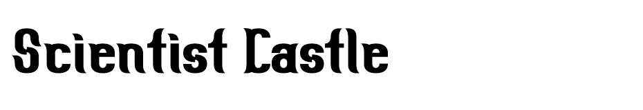 Scientist Castle font