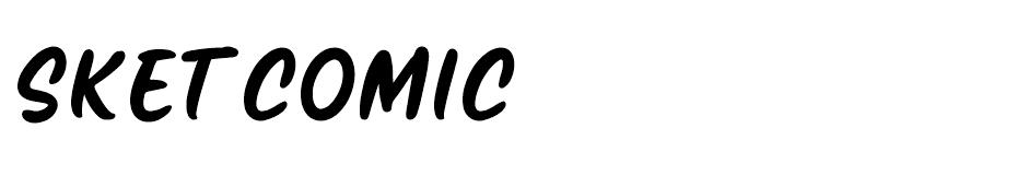Sketcomic font
