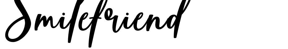 Smilefriend font
