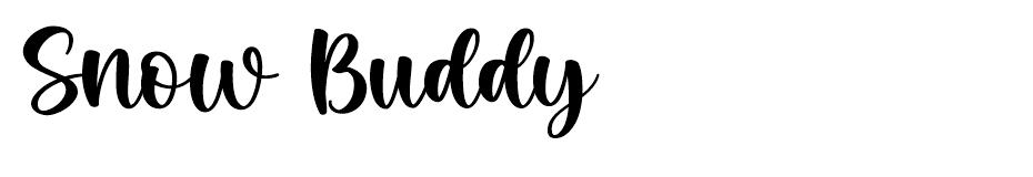 Snow Buddy font