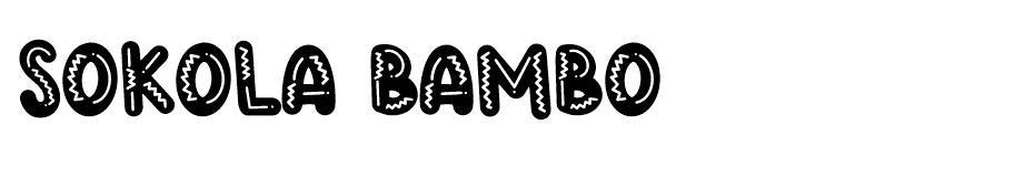 Sokola Bambo font