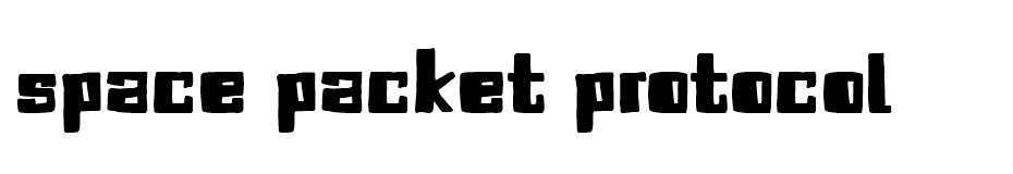 Space Packet Protocol font