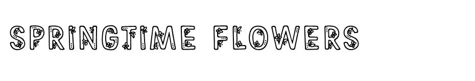 Springtime Flowers font
