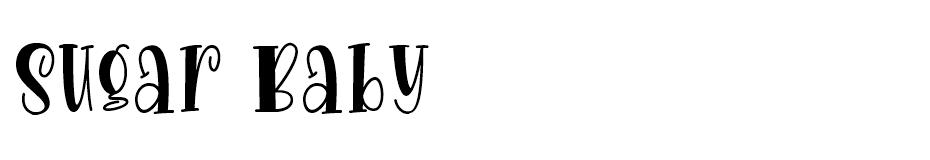 Sugar Baby font