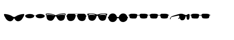 Sunglasses font