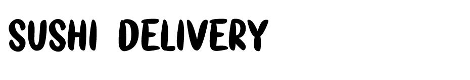 Sushi Delivery font