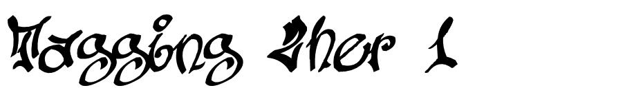 Tagging Zher font