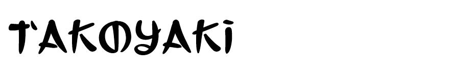 Takoyaki font