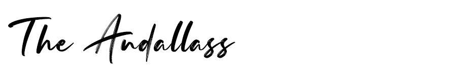 The Andallass font