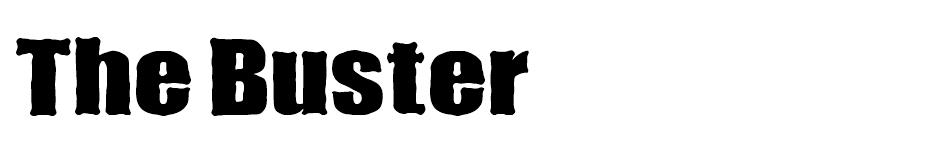 The Buster font