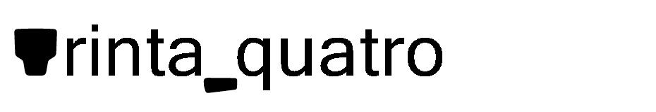 Trinta Quatro Fat font