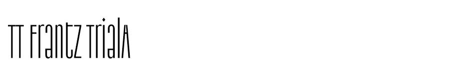 TT Frantz font