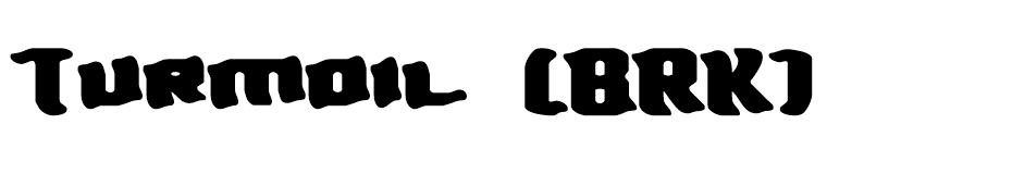 Turmoil Font font