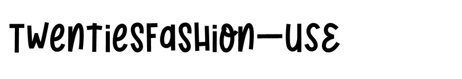 Twenties Fashion font