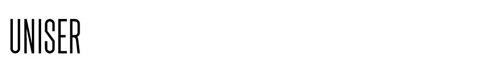 Uniser font
