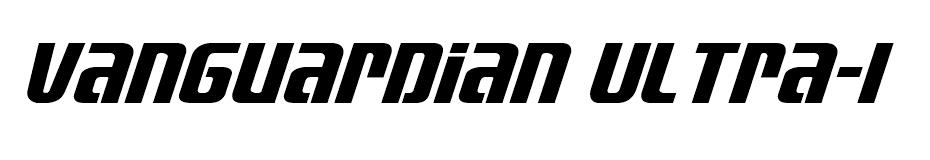 Vanguardian font
