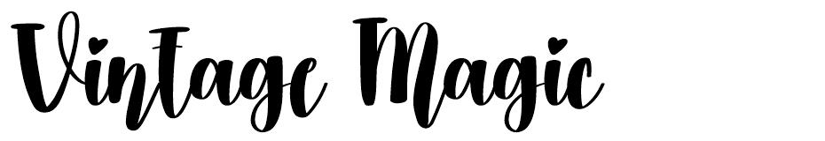 Vintage Magic font