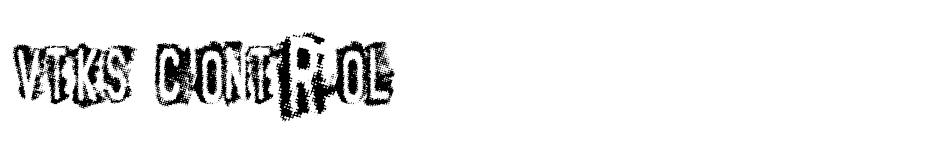 vtks Control Font font