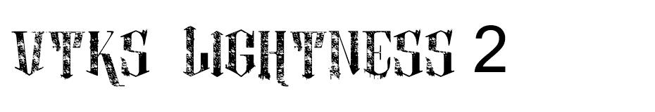 vtks lightness 2 Font font