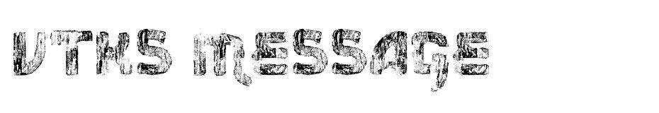 vtks message Font font