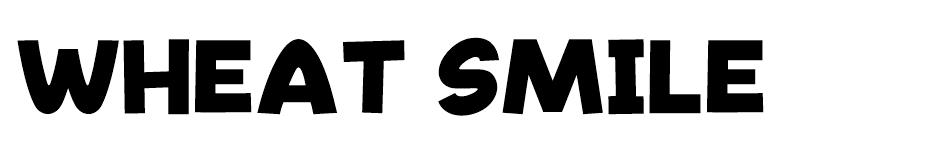 Wheat Smile font